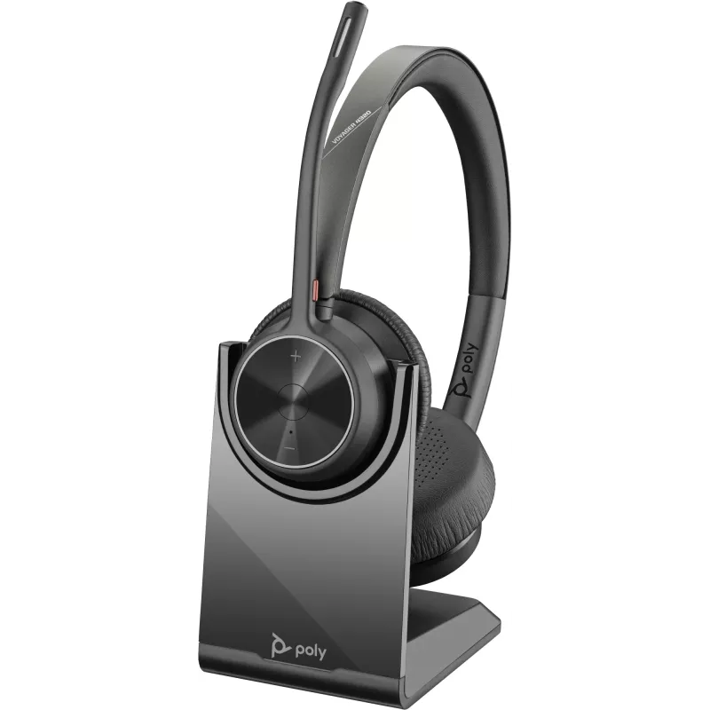 HP Poly Voyager 4320 USB-C headset +BT700 Dongle +σταθμός φόρτισης