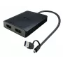 Προσαρμογέας βίντεο i-tec CADUAL4KHDMI USB-A/USB-C Dual 4K/60 Hz HDMI, 2x HDMI θηλυκό, 0,27 m, 3840 x 2160, μαύρος