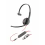 HP Poly Blackwire 3215 μονοφωνικό USB-C headset + βύσμα 3,5 mm + προσαρμογέας USB-C/A