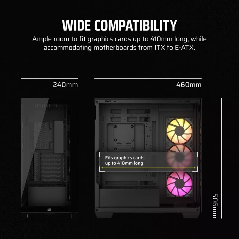 CORSAIR κουτί PC – 3500X ARGB Mid-Tower