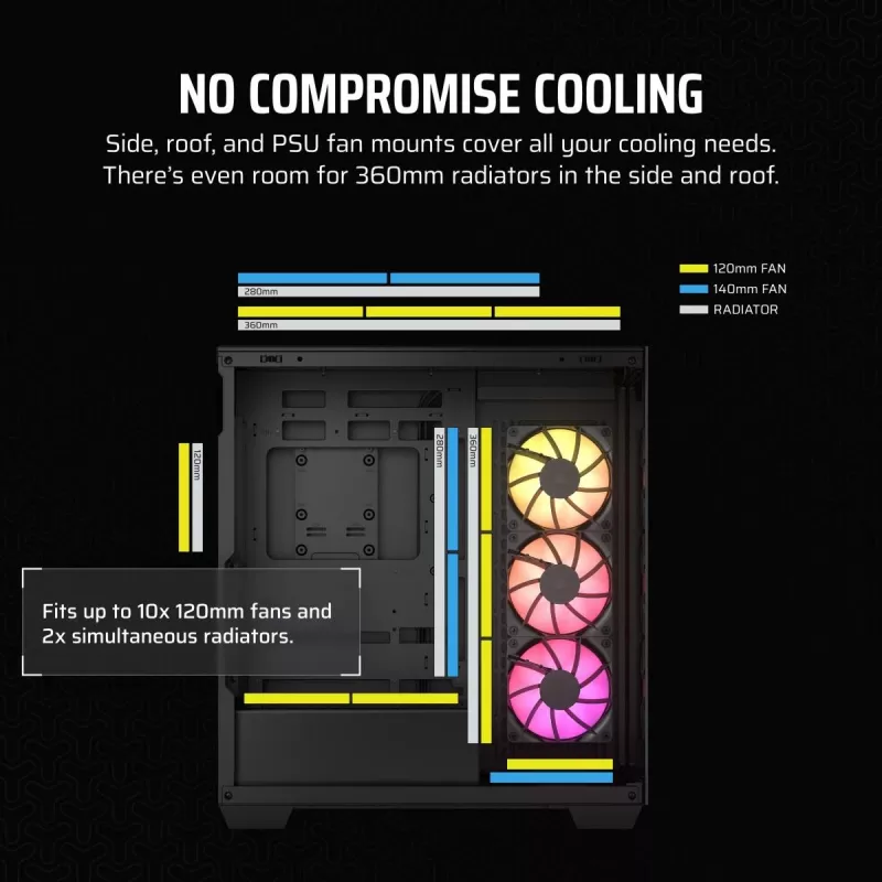 CORSAIR κουτί PC – 3500X ARGB Mid-Tower