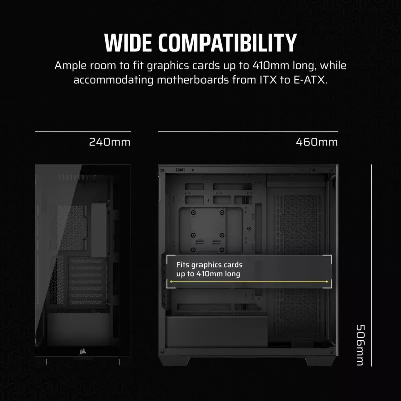 CORSAIR κουτί PC - 3500x Mid-Tower