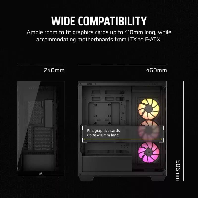 CORSAIR κουτί PC - iCUE LINK 3500X RGB Mid-Tower