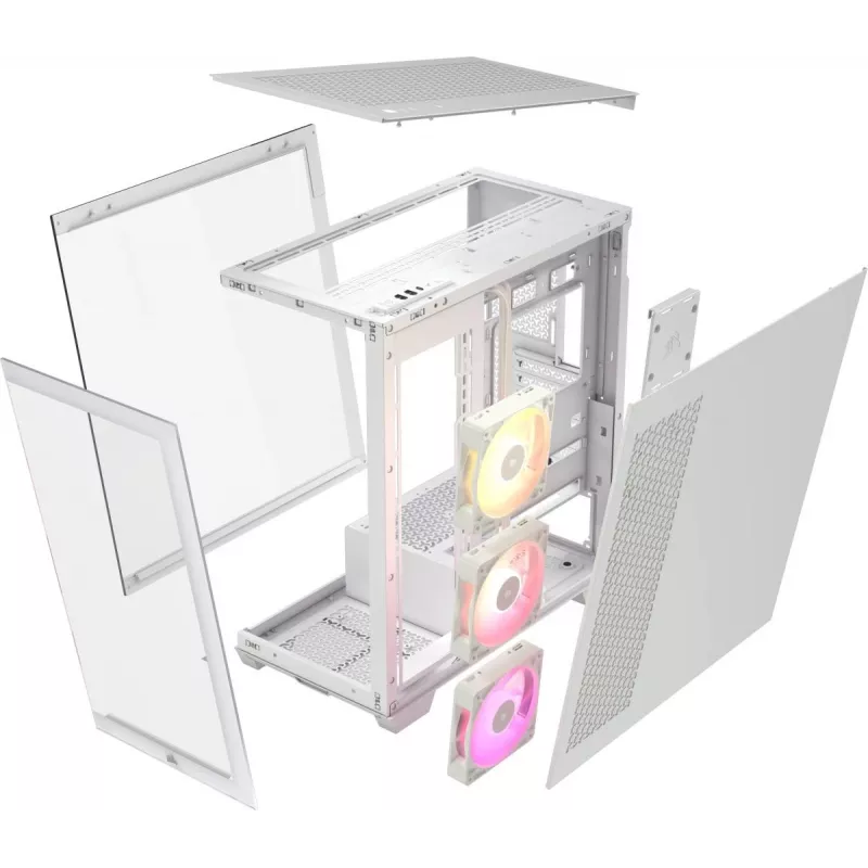 CORSAIR κουτί PC - Icue Link 3500x RGB Mid-tower - λευκό