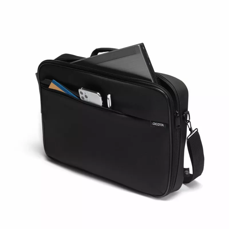 DICOTA Multi One - τσάντα notebook 15-17.3in - μαύρο / 300d ανακυκλωμένο Pet-πολυεστέρας