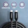 Καλώδιο Axagon BUCM32-CM15AB SPEED+ USB-C <> USB 20Gbps/100W 1,5 m