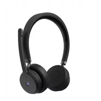 Lenovo Ασύρματο VoIP Headset Head-band Γραφείου/Call-Center Bluetooth Μαύρο