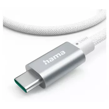 Hama Full-Featured Καλώδιο USB USB 3.2 Gen 2 (3.1 Gen 2) 1,5 m USB-C Λευκό