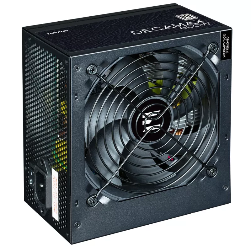 Zalman Decamax τροφοδοτικό 600 W ATX μαύρο