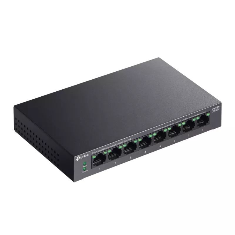 TP-Link LiteWave 8-Port Gigabit Desktop Switch με 8-Port PoE+