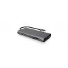 ICY BOX IB-DK4050-CPD ενσύρματο USB 3.2 Gen 1 (3.1 Gen 1) Type-C ανθρακί