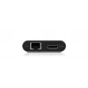 ICY BOX IB-DK4050-CPD ενσύρματο USB 3.2 Gen 1 (3.1 Gen 1) Type-C ανθρακί