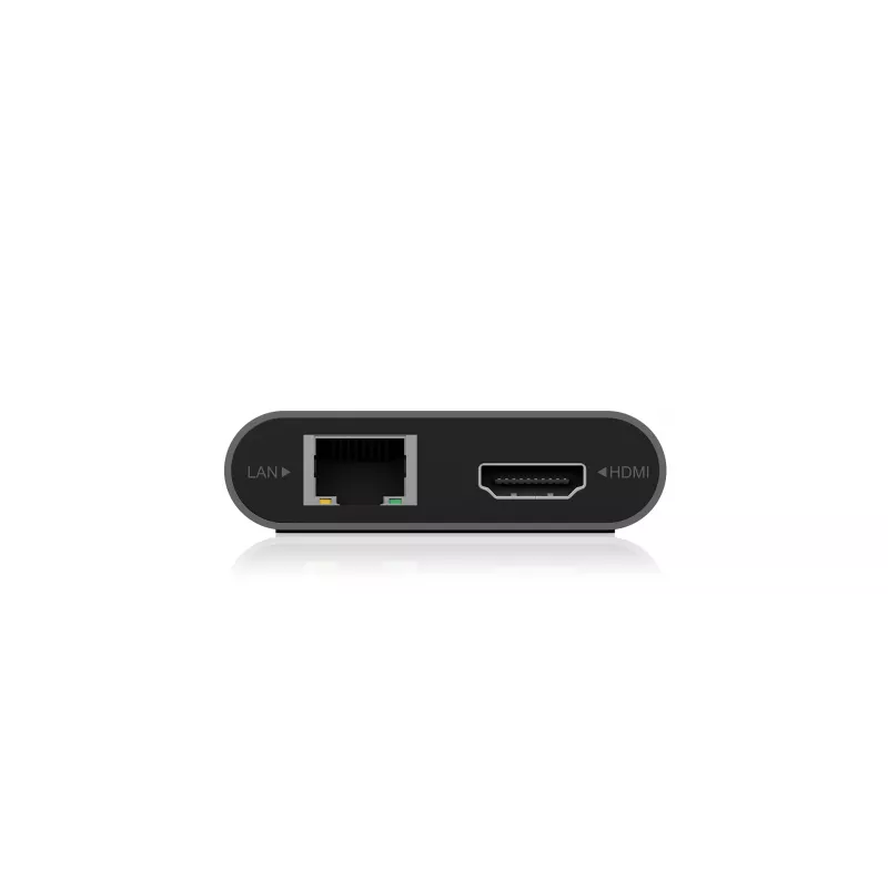 ICY BOX IB-DK4050-CPD ενσύρματο USB 3.2 Gen 1 (3.1 Gen 1) Type-C ανθρακί