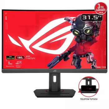 ASUS ROG Strix XG32WCS οθόνη υπολογιστή 80 cm (31,5 ίντσες) 2560 x 1440 pixel Quad HD LED μαύρο