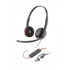HP Poly Blackwire 3220 Stereo USB-C μαύρο Ακουστικά +USB-C/A Adapter (Bulk)