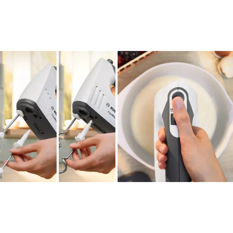 Bosch MFQ37470 μίξερ χειρός 750 W μαύρο, λευκό