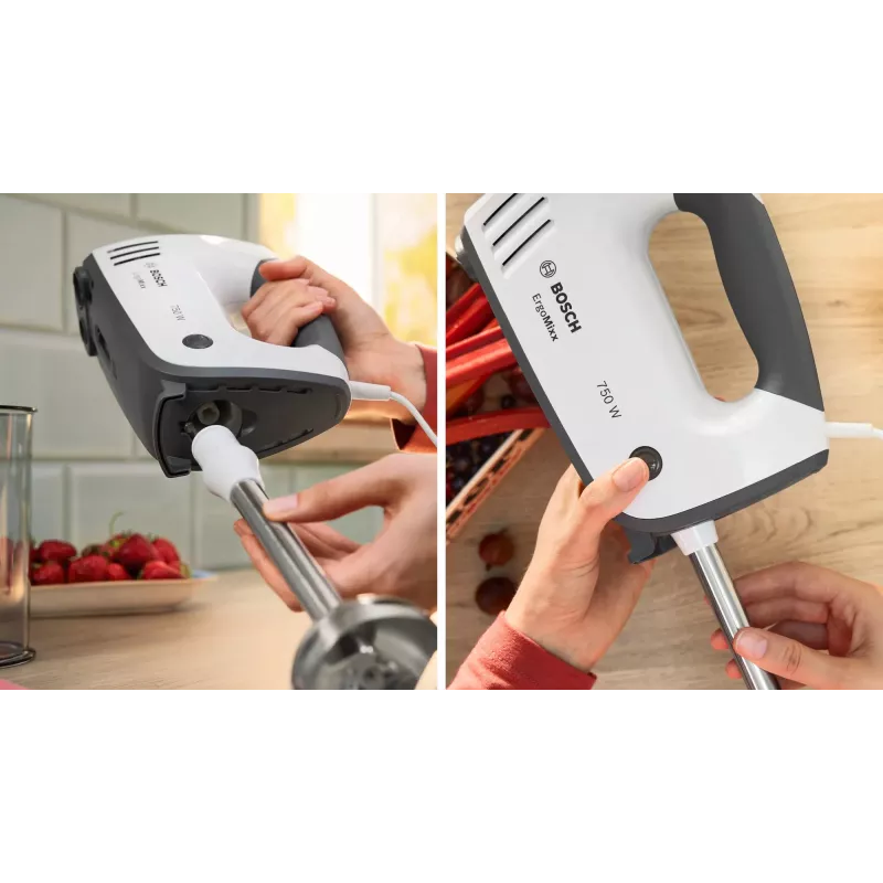 Bosch MFQ37470 μίξερ χειρός 750 W μαύρο, λευκό