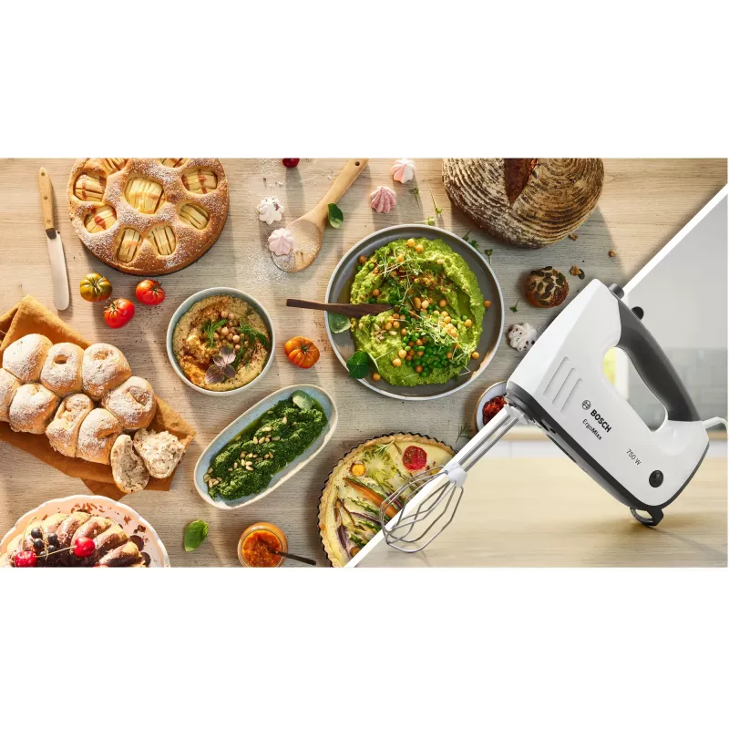 Bosch MFQ37470 μίξερ χειρός 750 W μαύρο, λευκό