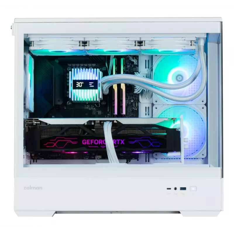 Zalman P30 V2 Mini Tower Λευκό
