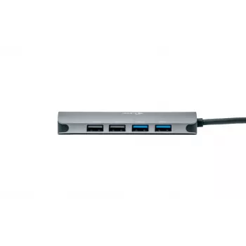 i-tec Metal USB-C Nano Σταθμός σύνδεσης 2x Display με PD 100 W + φορτιστής 100W