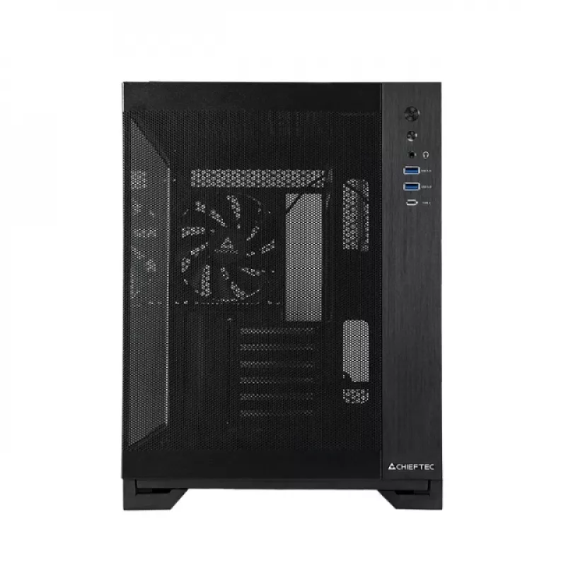 Chieftec Κουτί mATX GM-30B-M-OP, μαύρο, Cube