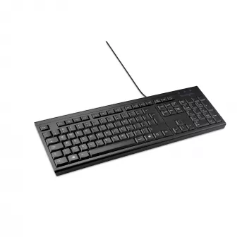 Kensington K63727WW, Πλήρους μεγέθους (100%), Ενσύρματο, USB, Μεμβράνη, QWERTY, Μαύρο