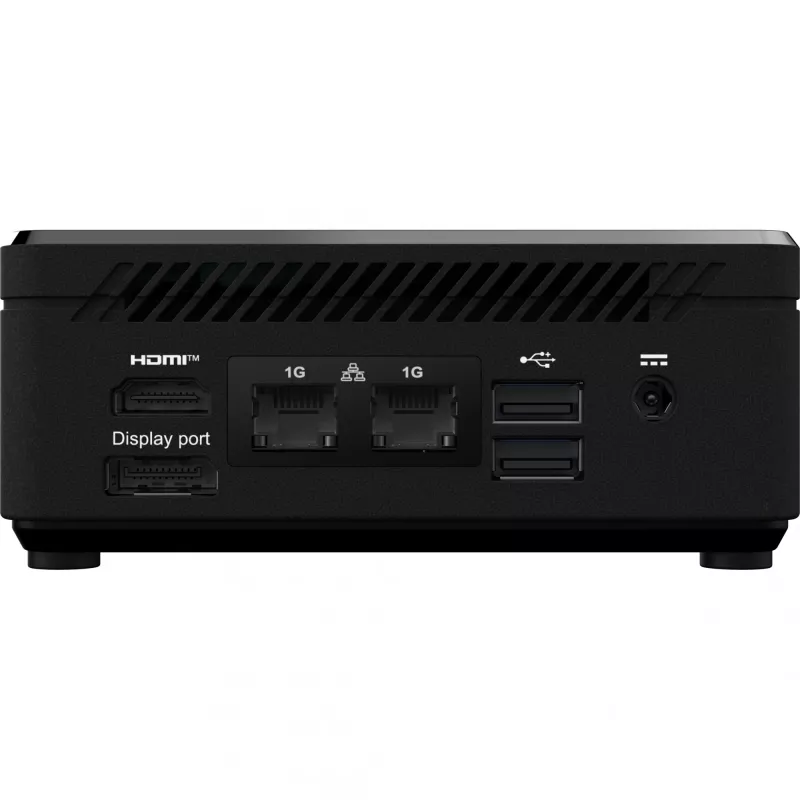 MSI Cubi N ADL S-078EU Intel® N N100 4 GB DDR4-SDRAM 128 GB SSD Windows 11 Pro Mini-PC μαύρο