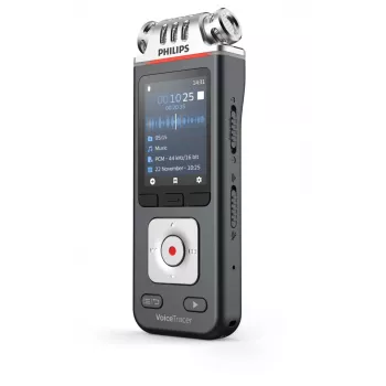 Philips VoiceTracer μαύρο, γκρι