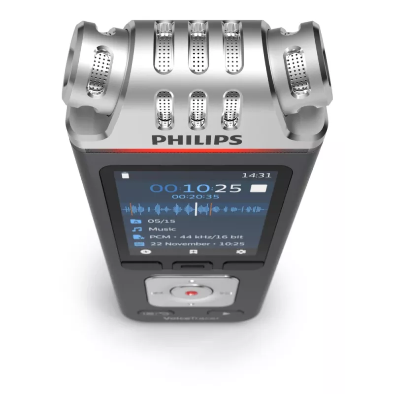 Philips VoiceTracer μαύρο, γκρι