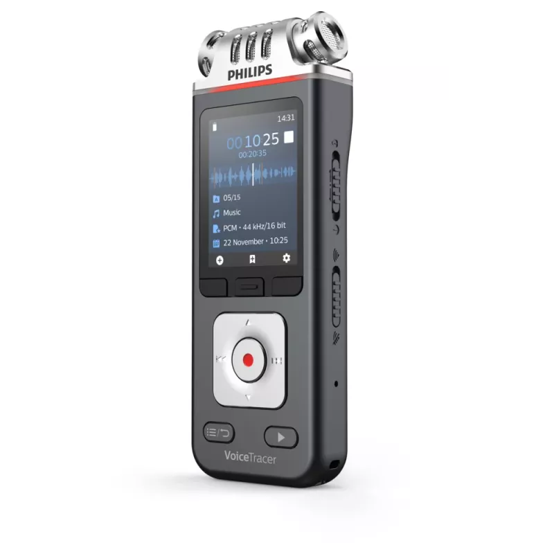 Philips VoiceTracer μαύρο, γκρι