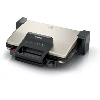 Επιτραπέζια ψησταριά Bosch TCG3302 2000W με κεραμικές πλάκες 310x220 mm, ρυθμιζόμενο θερμοστάτη, αφαιρούμενες πλάκες πλυντηρίου πιάτων