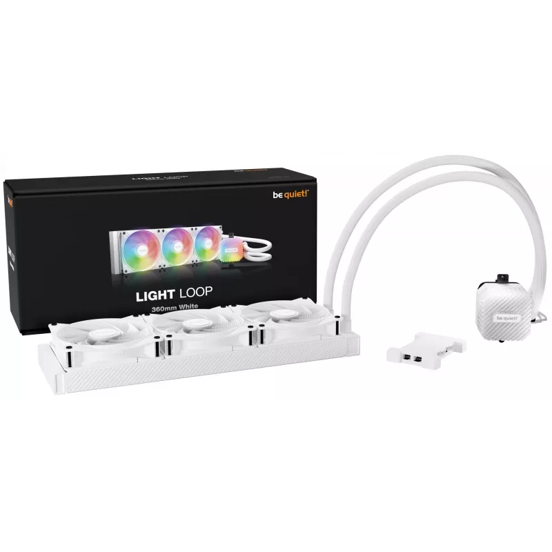 be quiet LIGHT LOOP 360mm λευκό Υδρόψυξη επεξεργαστή All-in-One 12 cm 1 τεμ.