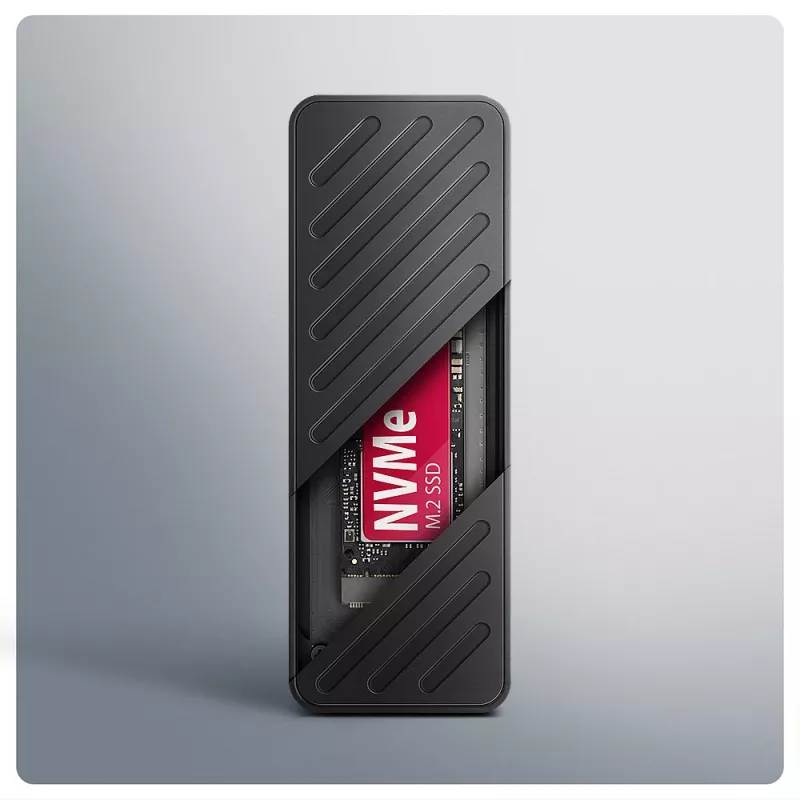 Axagon EEM2-20G USB-C 20Gbps - Θωρακισμένο κουτί M.2 NVMe SSD