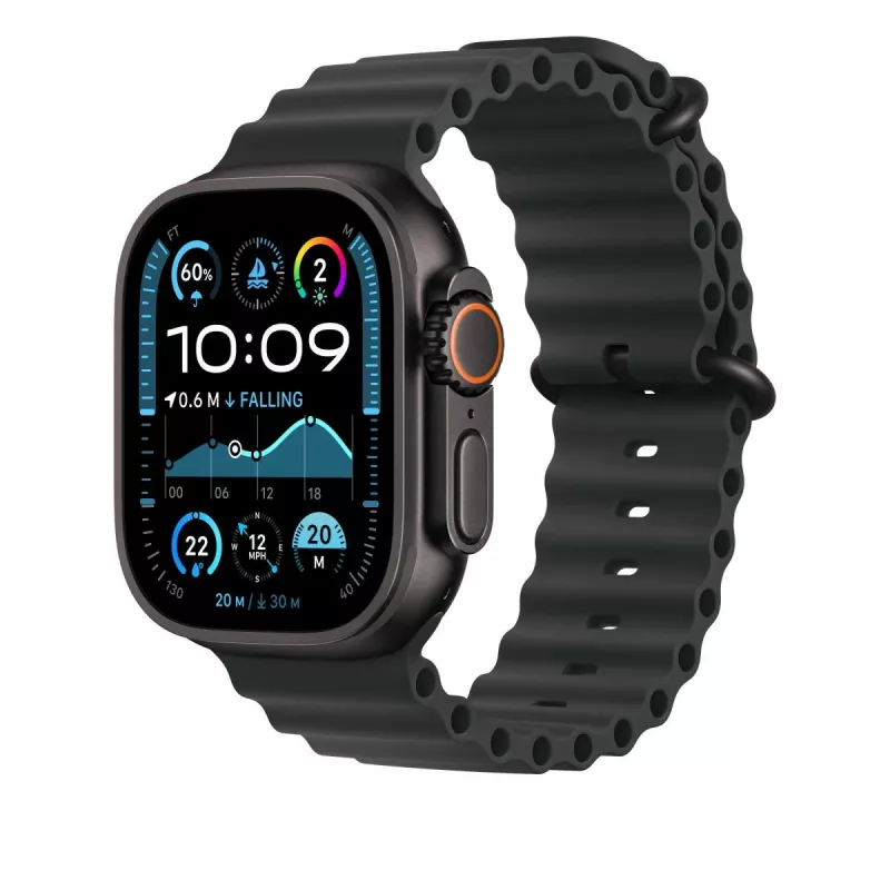 APPLE 49mm Μαύρη επέκταση Ocean Band – Black Titanium Finish