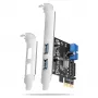 Axagon PCEU-232RS PCIe Controller 2x εξωτ. + 2x εσωτ. USB 5Gbps