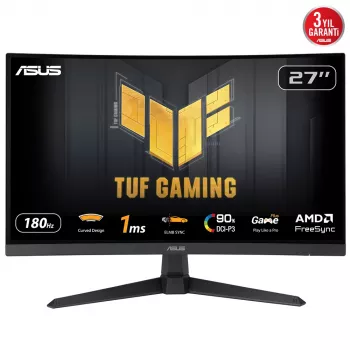 ASUS TUF Gaming VG27VQ3B Οθόνη υπολογιστή 68,6 cm (27 ίντσες) 1920 x 1080 Pixel Full HD LCD Μαύρο