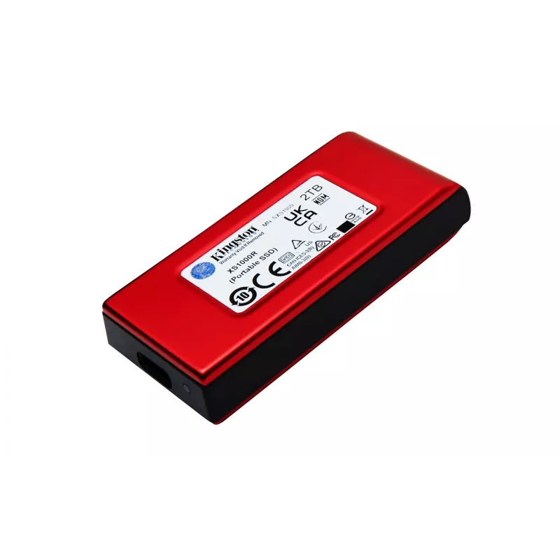 Kingston Technology 2TB XS1000 Κόκκινο Εξωτερικός USB 3.2 Gen 2 Φορητός Solid-State-Drive