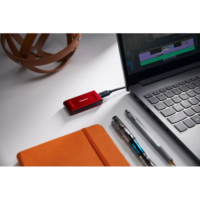 Kingston Technology 2TB XS1000 Κόκκινο Εξωτερικός USB 3.2 Gen 2 Φορητός Solid-State-Drive