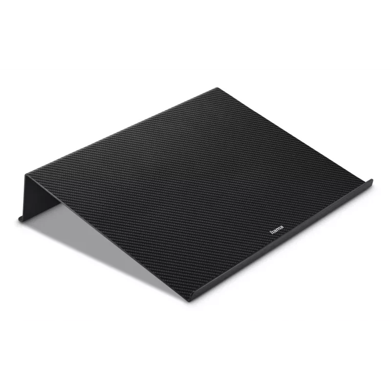 Hama Carbon βάση φορητού υπολογιστή, όψη carbon, έως 46,7 cm (18,4 ίντσες), μαύρη