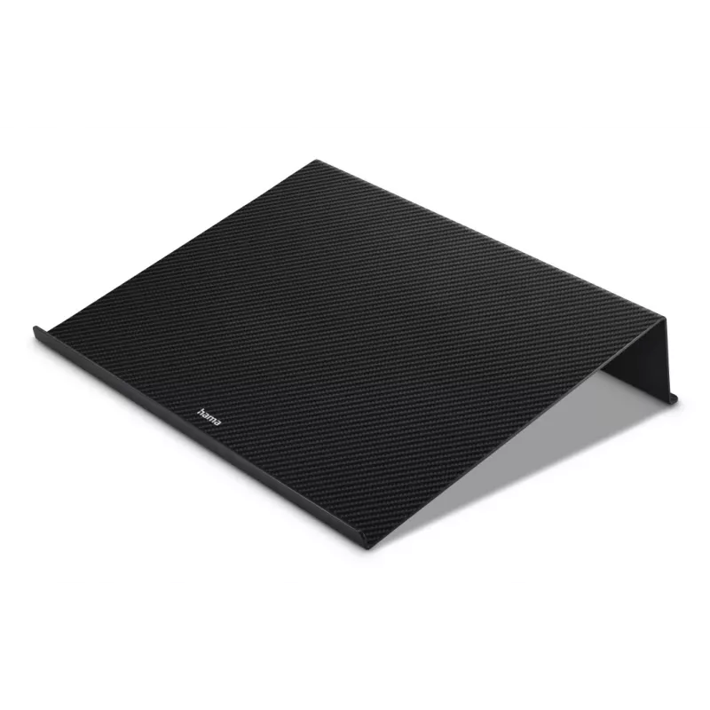 Hama Carbon βάση φορητού υπολογιστή, όψη carbon, έως 46,7 cm (18,4 ίντσες), μαύρη