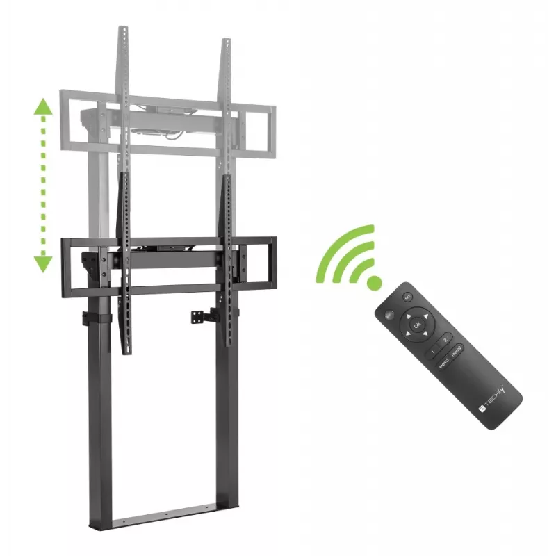 Techly ICA-TR68MW βάση/stand TV 2.54 m (100 ίντσες) μαύρη