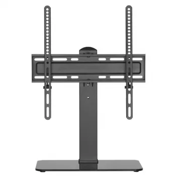 Techly ICA-LCD 323M επιτραπέζια βάση τηλεόρασης / οθόνης, 32–55 ίντσες (81,3–139,7 cm), 40 kg, περιστρεφόμενη, VESA 400x400, βάση από σκληρυμένο γυαλί, μαύρη