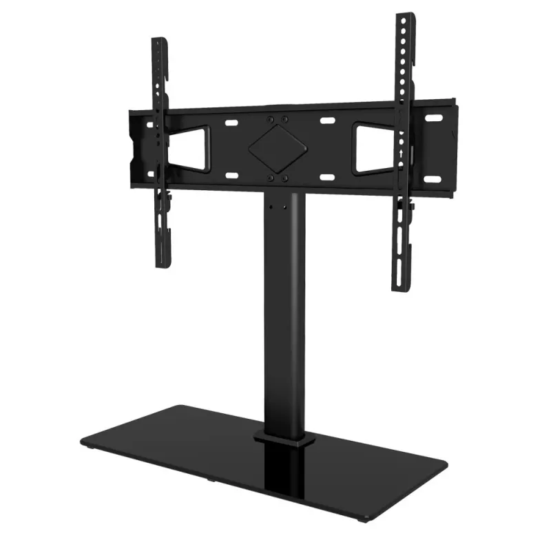 Techly ICA-LCD S07L βάση τηλεόρασης, 32-65 ιντσών (81-165,1 cm), 45 kg, VESA 600x400, βάση από ψημένο γυαλί, μαύρη