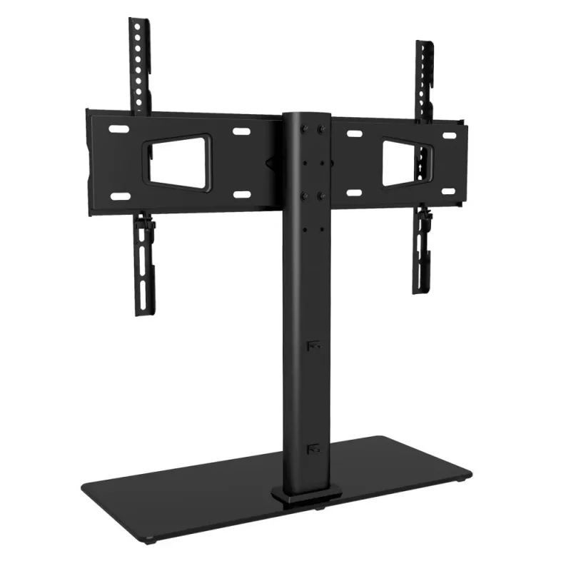 Techly ICA-LCD S07L βάση τηλεόρασης, 32-65 ιντσών (81-165,1 cm), 45 kg, VESA 600x400, βάση από ψημένο γυαλί, μαύρη