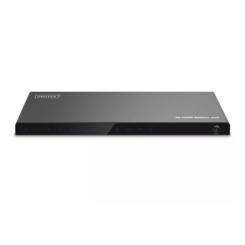 DIGITUS 1x8 HDMI splitter. 4K/60Hz HDCP 2.3. Έλεγχος EDID