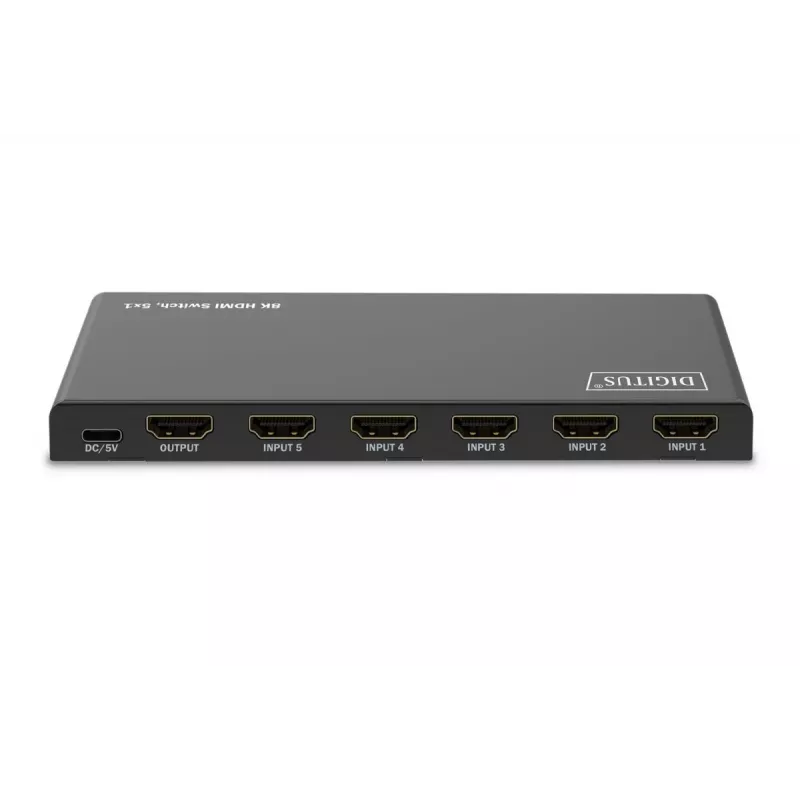 DIGITUS Διακόπτης HDMI 5x1. 8K/60Hz (4:4:4). HDR. HDCP2.3