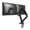 Techly ICA-LCD 462B επιτραπέζιος βραχίονας οθόνης, ελατήριο αερίου, 17-32 ιντσών (43,2-81,3 cm), 9 kg, VESA 75x75/100x100, μαύρος