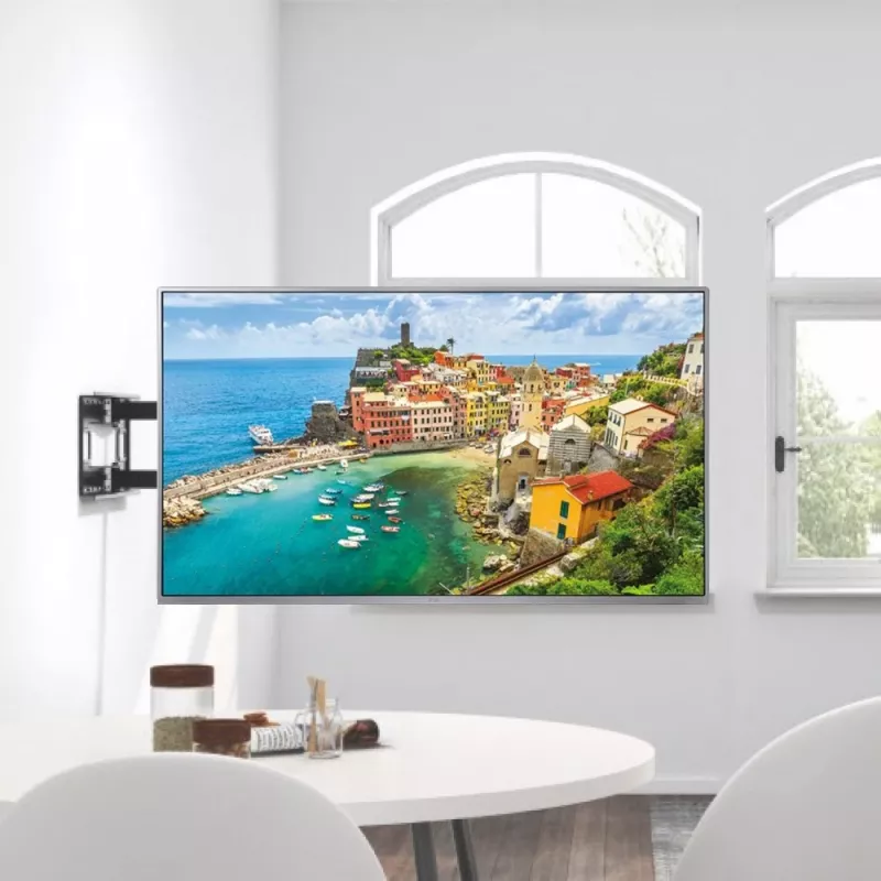 Techly ICA-PLB 490 Βάση/Stand TV 2,03 m (80 inch) Μαύρο