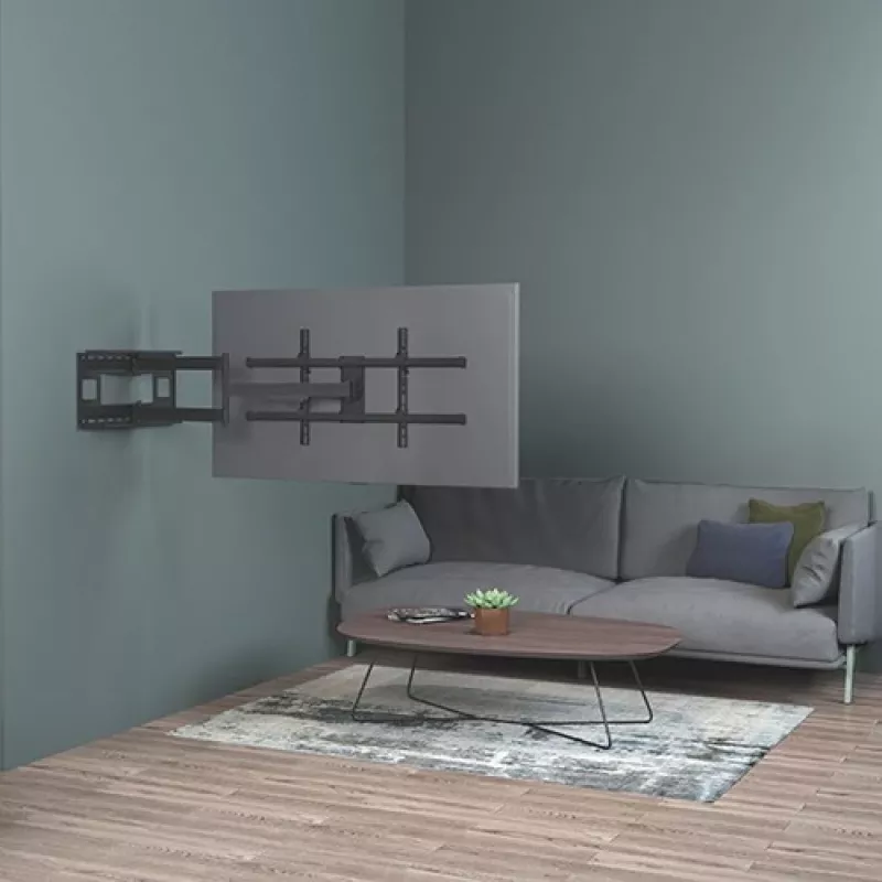 Techly ICA-PLB 490 Βάση/Stand TV 2,03 m (80 inch) Μαύρο