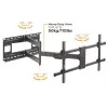 Techly ICA-PLB 490 Βάση/Stand TV 2,03 m (80 inch) Μαύρο